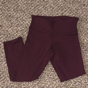 Lululemon wunder under crop leggings